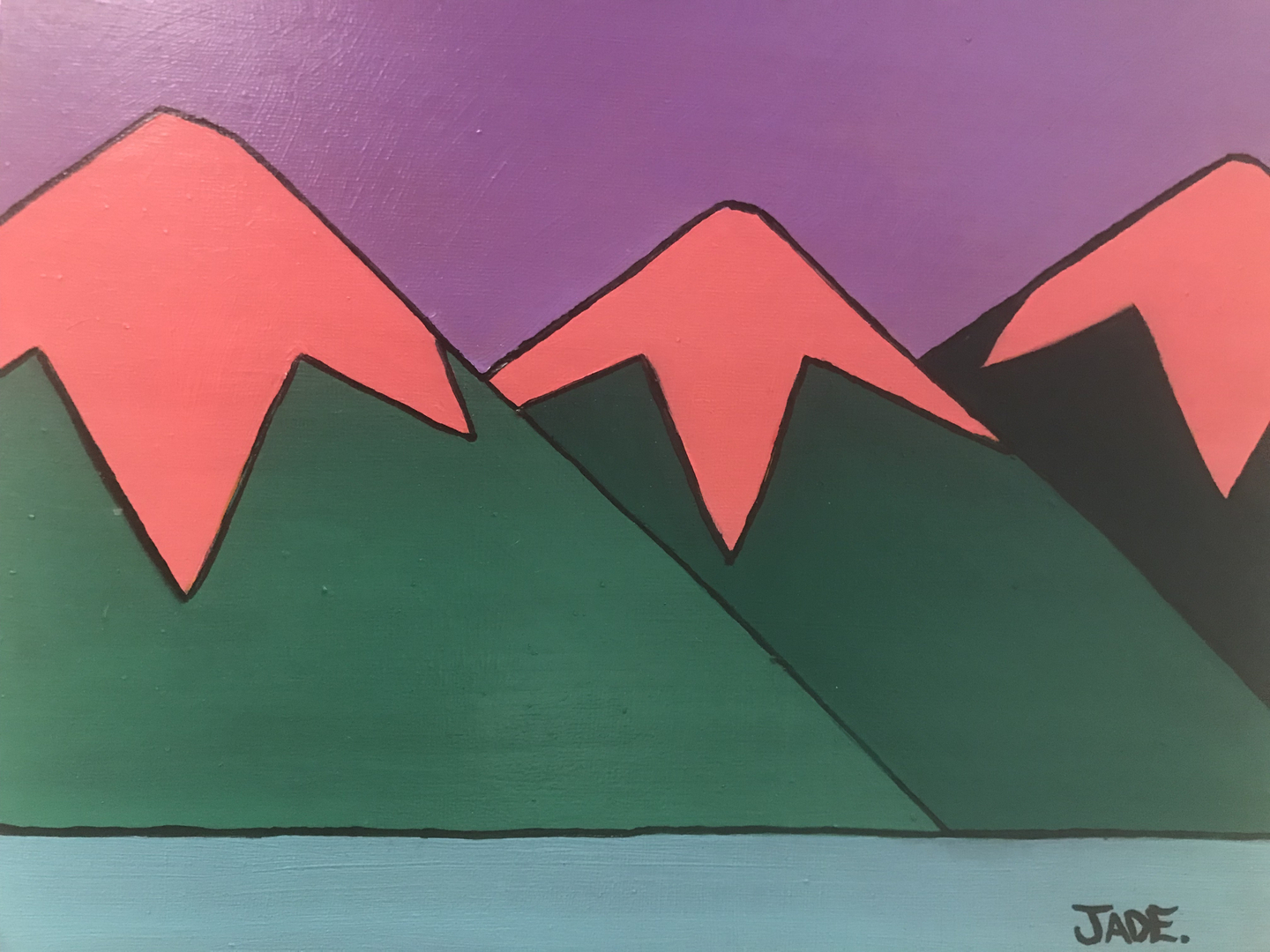 Painting by Christina Workman