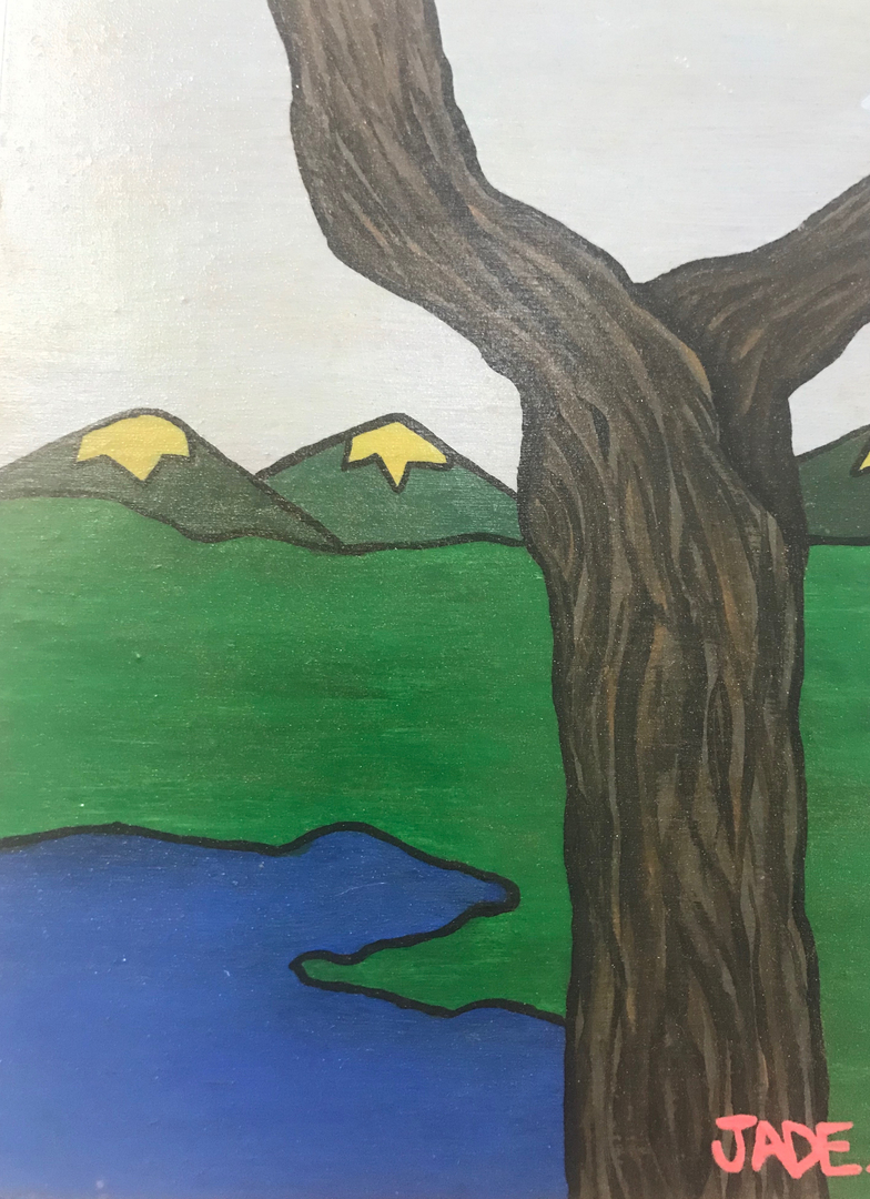 Painting by Christina Workman