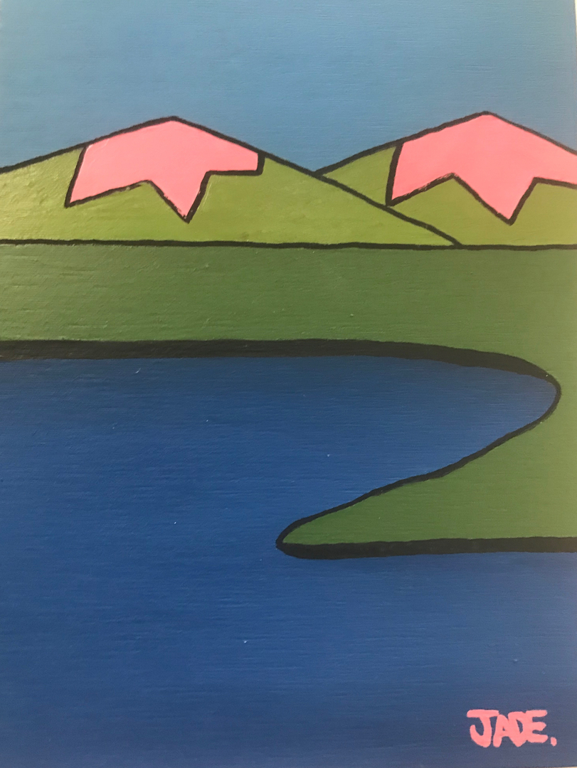 Painting by Christina Workman