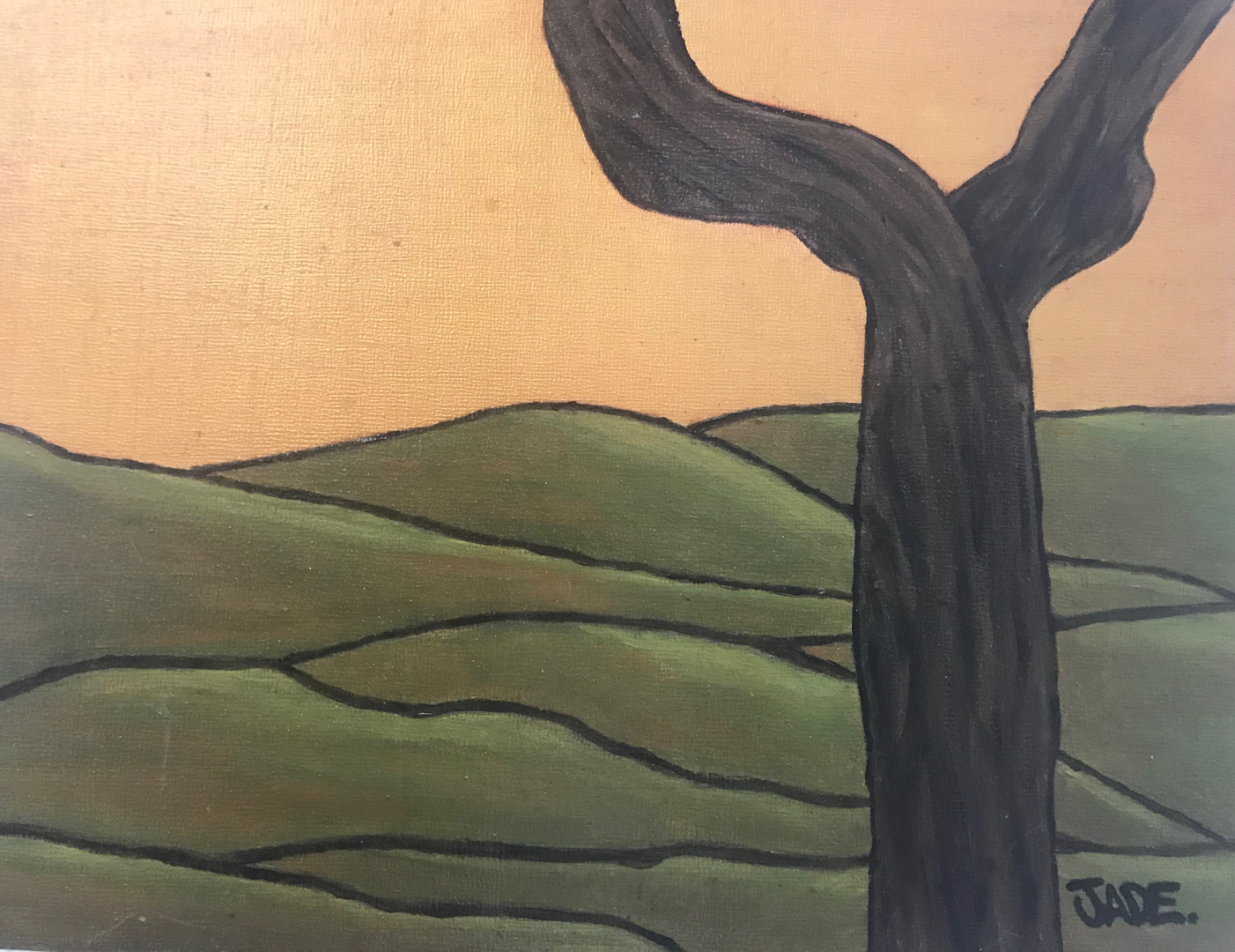 Painting by Christina Workman